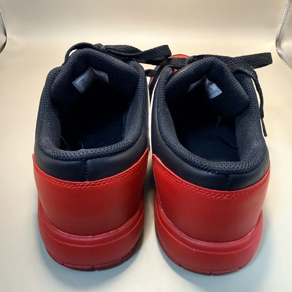 Kids Nike Air Jordan Nu Retro 1 Low Varsity Red/Black/White Size 7